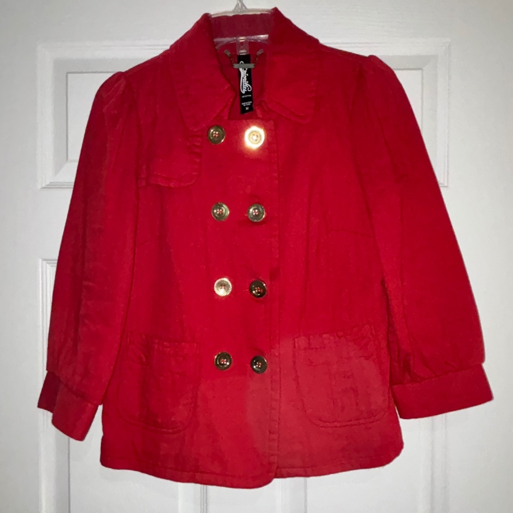 Super cute red jacket